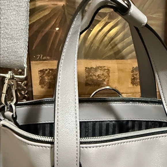 NWT Victoria\'s Secret Gray Studded Women\'s Backpack & Business Tote. Versatile. main image 14